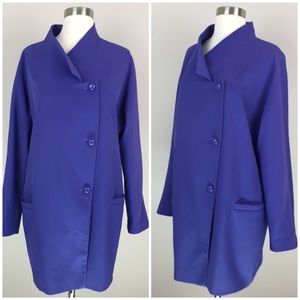 Boutique Avalon Fashion Industry Long Wrap Blazer